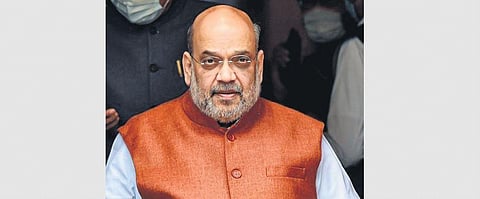 A file Photo of Union Home Minister Amit Shah. (Photo | PTI)