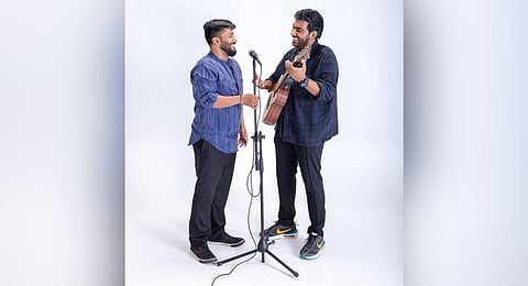 Comedian Shankar Chugani and musician Sidharth Bendi (Photo |  Kruthika Pillai, EPS)