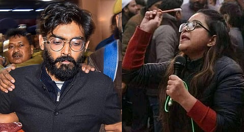 Sharjeel Imam, Safoora Zargar. (File PTI, Facebook)