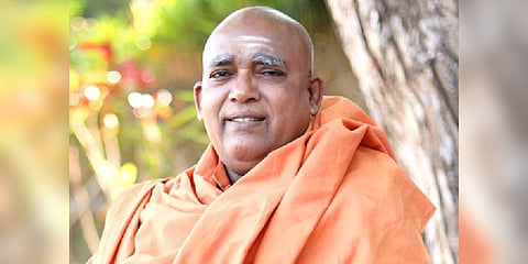 Swami Satchidananda, the president of Sivagiri Mutt (Photo | Sivagiri Website)