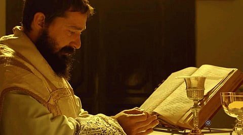 A still from the trailer of 'Padre Pio' starring Shia LaBeouf. (Photo | IMDb)