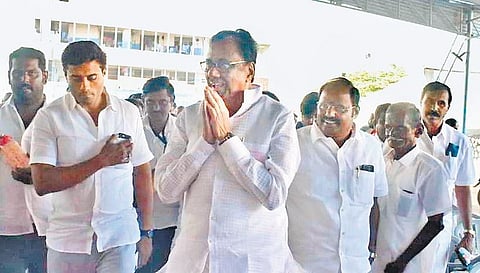 Congress candidate Elangovan after the landslide victory in Erode East  | Express