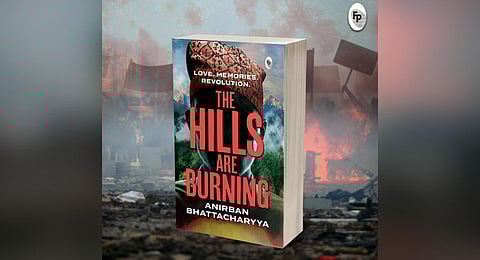 The Hills Are Burning by Anirban Bhattacharyya.(Photo | Twitter @FingerprintP)
