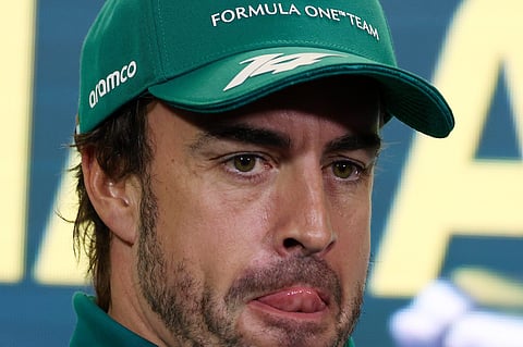 Fernando Alonso at a press conference in Albert Park, Melbourne. (Photo | AP)
