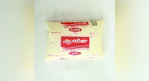 A packet of Aavin curd. (Photo | Aavin Kanyakumari)