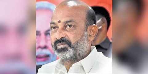 Telangana BJP president Bandi Sanjay Kumar