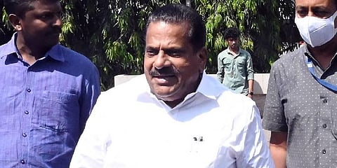 LDF convener EP Jayarajan coming out of AKG Centre after attending the CPM state secretariat on Friday. (File Photo | Vincent Pulickal, EPS)