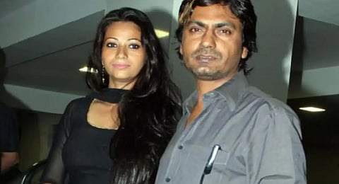 Nawazuddin Siddiqui with his wife Aaliya.