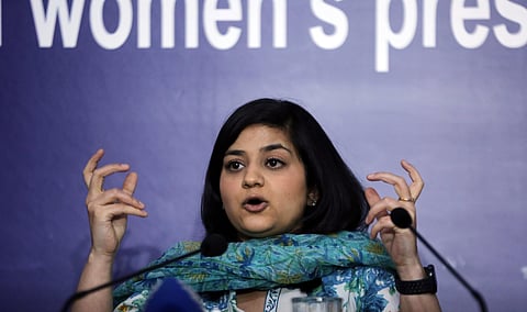 Mehbooba Mufti's daughter Iltija Mufti. (Photo | Shekhar Yadav, EPS)