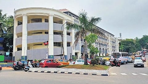 ​  The multi-level parking facility will be opened to the public at Thampanoor on Wednesday | B P Deepu  ​