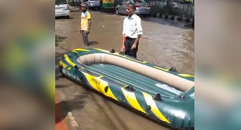 Residents of Krishna Nagar in east Delhi fed up with overflowing drains, water-logging