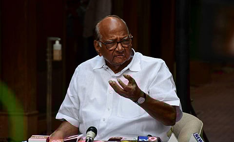A file image of Nationalist Congress Party President Sharad Pawar, used for representative purposes only. (Photo | PTI)