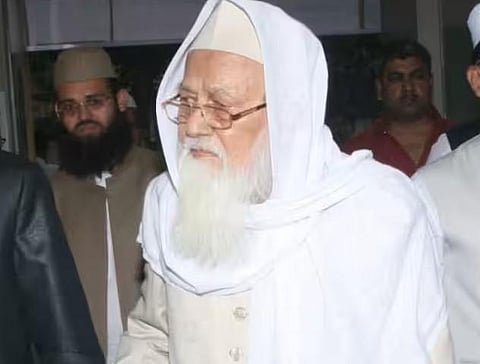 President of the All India Muslim Personal Law Board Maulana Rabe Hasni Nadvi. (Photo | Twitter)