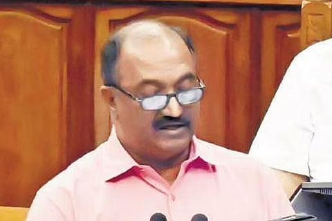 Finance Minister K N Balagopal. (Photo | Vincent Pulickal)