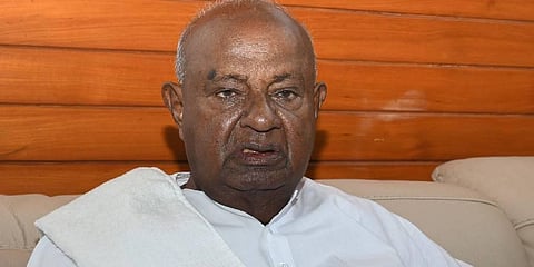 Former Prime Minister HD Deve Gowda (Photo | PTI)