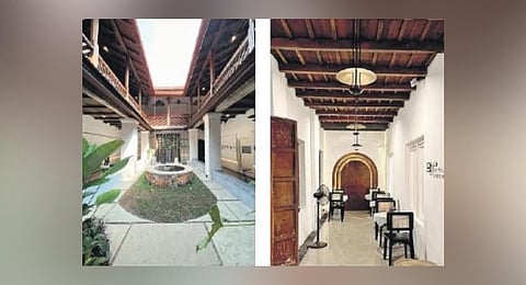 Architects Cyriac Panamkuzha and Thomas K Mathew played a pivotal role in transforming the house into an art cafe.