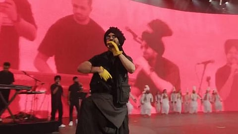 Diljit Dosanjh at the US' popular Coachella music festival (Photo |  Coachella @ Twitter)