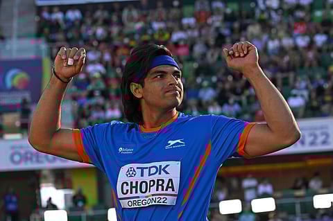 Neeraj Chopra. ( Photo | AFP)
