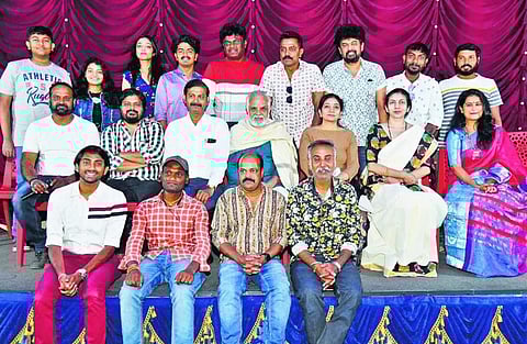 Dattanna at the teaser launch event of Scam 1770.