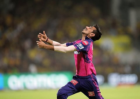 Rajasthan Royals player Yuzvendra Chahal during IPL 2023. (Photo | PTI)