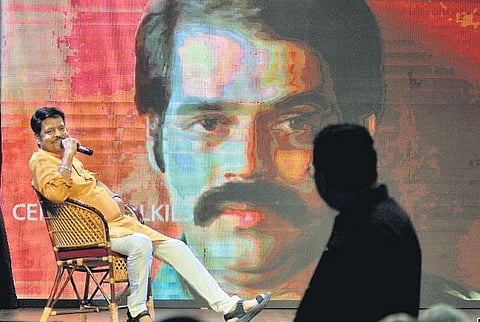 ​  Actor Balachandra Menon on the occasion of the release of the book, Balachandra Menon: Kaanatha Kaazhchakal, Kelkatha Shabthangal at Bharat Bhavan | B P Deepu  ​