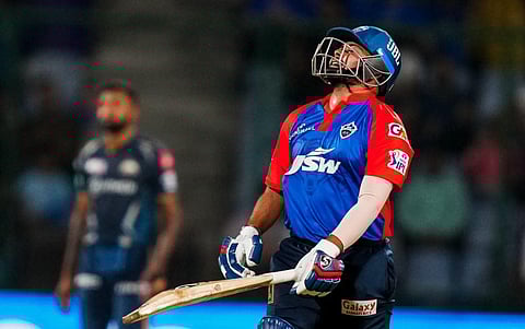 Delhi Capitals batter Prithvi Shaw. (Photo | PTI)