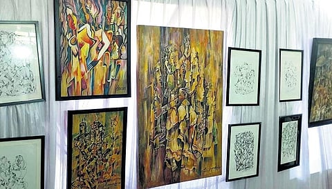 While his first tryst with art came when he was a child, his peers, even at that time, knew that he was a special talent.