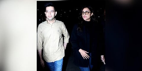 Parineeti's residence decked up with decorative lights ahead of engagement with Raghav Chadha