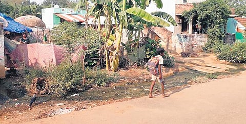 The road network which was last laid about five years ago is ridden with potholes with sewage canals leaking into streets, residents rue | Express