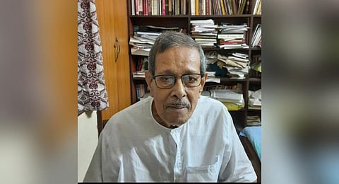 CPI(M) veteran Madan Ghosh. (Photo | AIKS Twitter)