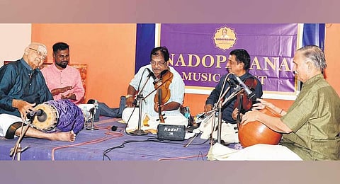 Viola brothers VL Kumar and VLV Sudharshan. (Photo | Express)