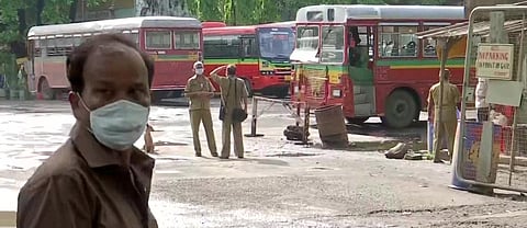 BEST buses used for representational purpose (Photo | ANI)