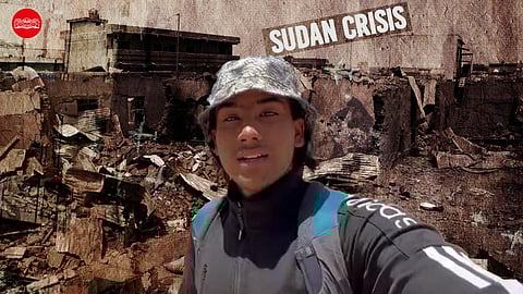 Maheen, who is on a world tour, arrived in Khartoum five days before the conflict began