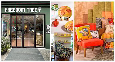 At the core of the Freedom Store’s philosophy lies care for nature, demonstrated by their use of comforting ceramics, hardwoods, tactile cotton, cane, jute, and other sustainable materials.