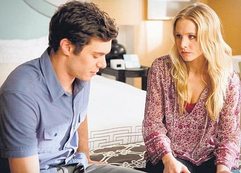 Actors Adam Brody and Kristen Bell