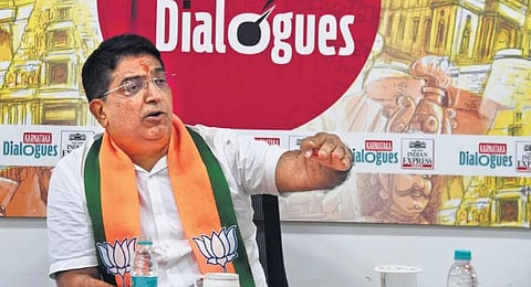 BJP's Chamarajpet constituency candidate Bhaskar Rao.(Photo | Express)