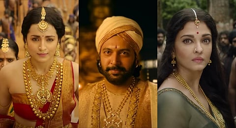 Stills from the trailer of Ponniyin Selvan 2 (Youtube Screengrab)