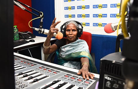 Tamil folk singer Ramani Ammal. (File photo | Ashwin Prasath, EPS)