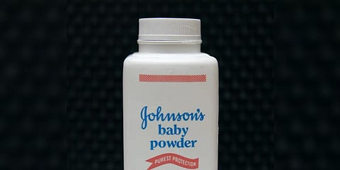 A file photo of a bottle of Johnson's baby powder. (Photo | AP)