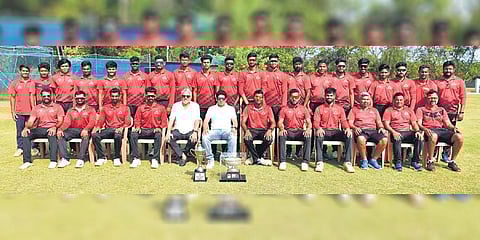 Jolly Rovers team at the 17th VAP trophy. (Photo | Express)