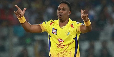 Chennai Super Kings fast bowler Dwayne Bravo. (Photo | BCCI)