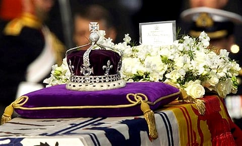 The Koh-i-Noor diamond in Queen Mary’s Crown.