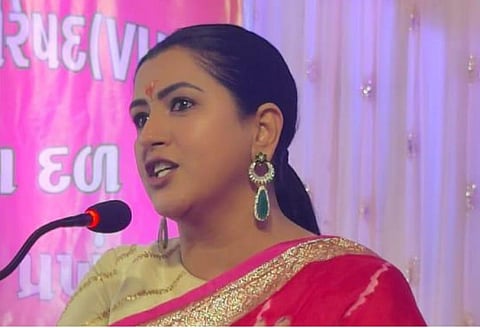 Right-wing activist Kajal Hindustani. (Photo | Kajal Hindustani Twitter)