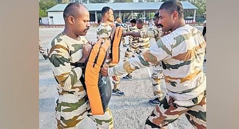 ITBP are being trained for the first time in the Israeli martial art technique Krav Maga, the hand-to-hand combat.(File Photo)