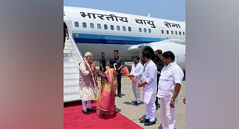 PM Modi's visit in Telangana