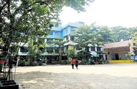 Dhakshinamurthy K, HM of Chennai Higher Secondary School in Puliyur, lauded the teachers for good results | P Ravikumar