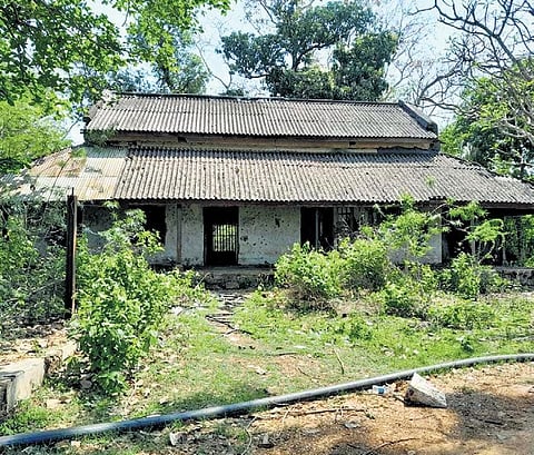 The old building of the station master of Paralakhemundi railway station | express