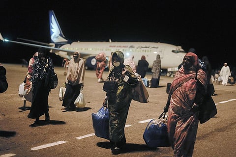 People arriving in Ethiopia due to the ongoing situation in Sudan. (Photo | AP)