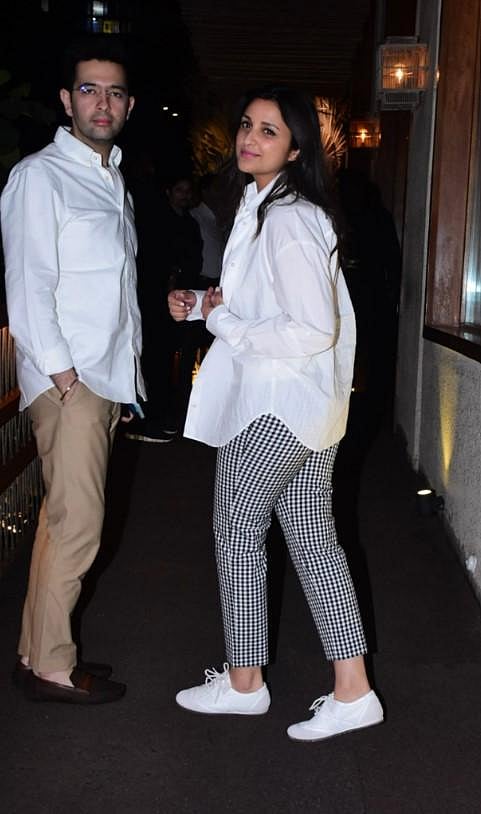 Raghav, who used to work as a chartered accountant, had set up a boutique wealth management firm in London before returning to India. He is a member of the Rajya Sabha from Punjab. Parineeti who received a triple honours degree in business, finance and economics from Manchester Business School, is also a trained singer and has sung for films. (Photo | Twitter)