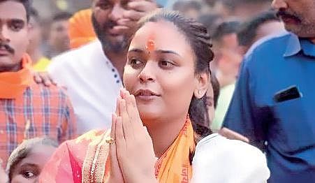 BJD's Deepali Das, the daughter of slain minister Naba Kishore Das.